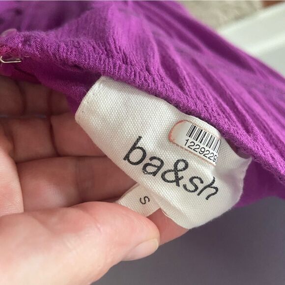 Ba&sh Nadja Maxi Sundress Magenta size 1 Small - Picture 10 of 13